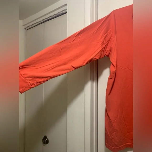 Woman Within Orange Cotton Top - Picture 4 of 7